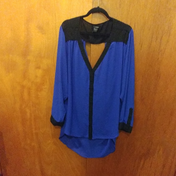 torrid Tops - 4X Torrid Chiffon Gap Back Blouse